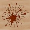 Colorful Splatter Icon SVG File A colorful splat shape with irregular edges, suitable for vector designs and clip art.