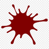 Stylized Splash Shape Design A stylized illustration of a messy splat shape in a vector format.