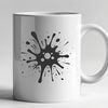 A stylized splat illustration A stylized illustration of a splat shape, suitable for vector art projects.