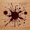 Splat Illustration in Vector Design An illustration of a messy splat in SVG design.