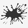 Free Vector Splash Graphic A colorful splat shape designed as a vector graphic, suitable for various uses including clip art and stencil designs.