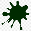 Beautiful Splatter Art Vector A stylized illustration of a splat shape made from colorful slime.