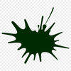 Colorful Splatter Graphic Element A vibrant, colorful splat shape, ideal for graphic design projects.