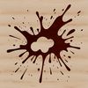 Stylized Splatter Design Vector A stylized illustration of a splat shape.