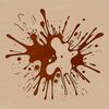 Irregular Artistic Form A colorful, irregular shape resembling a splattered effect.