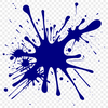 Slime Splat Vector Shape A simple shape representing a splat made with slime, suitable for vector design.