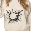 Vibrant Vector Shape Design A stylized illustration of a colorful splat, ideal for vector art designs.