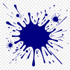 Splatty Vector Illustration Freebie A colorful vector illustration of a splat shape, suitable for various design projects.