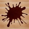 Irregular Shape Graphic Illustration A graphic illustration of a splat shape with irregular edges.
