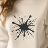 Vibrant Splat Shape for Vector Art Designs A colorful splat shape, perfect for vector art designs.