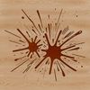 Whimsical Splatter Design SVG File A colorful splat shape made up of irregular, rounded lines and curves.