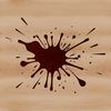 A colorful splat shape with irregular edges, suitable for vector design.
