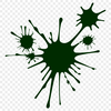Free SVG Slime Splash Clipart A colorful, irregularly shaped splat made up of rounded droplets of slime.