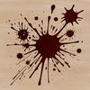 Splatty Shape Illustration A stylized illustration of a splat shape, suitable for graphic design and digital art projects.
