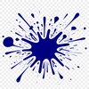 Colorful Splat Shape A colorful splat shape made up of gooey slime-like elements.