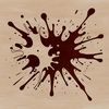 Vibrant Splash Clip Art A colorful splat shape with irregular edges, suitable for use as clip art in various design projects.