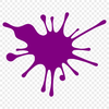 Graphic Splat Illustration A stylized digital representation of a Splat shape in various colors.