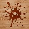 Textured Splat Shape Vector Illustration Vector illustration of a splat shape with textured details, suitable for digital and print design applications.