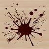 Vibrant Splat Shape Vector A colorful splat shape with irregular edges, suitable for vector art projects.