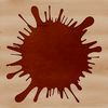 Unique Splat Shape Design A stylized illustration of a splat shape with irregular edges, suitable for vector design and cutting machine templates.