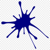Beautiful Splash Shape Design A colorful splat shape made up of curved lines and rounded corners.
