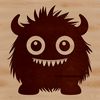 A colorful illustration of a cute monster's face, suitable for various digital projects.