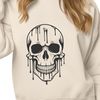 Free Vector Skull Design for Cutting Machines A vector graphic representation of a dripping skull, suitable for cutting machine use or digital designs.