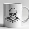 Gothic Inspired Skull Graphics A detailed illustration of a Gothic-inspired skull design, suitable for use in various digital applications.