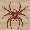 Spooky Witch in Haunted Forest SVG Clip Art A witch stands in a haunted forest surrounded by spooky trees and a giant spider web.