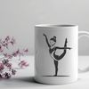 Vector Art Illustration of a Gymnast in Motion A detailed illustration of a gymnast in mid-air, perfect for crafting and design projects requiring vector art.