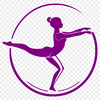 A young athlete performing a tumbling pass on a springboard, depicted in vector format as a scalable graphic.