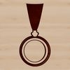 Illustrated Medal Graphic A digital medal illustration, designed as a vector graphic.
