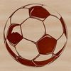 A high-quality digital representation of a football ball, suitable for vector graphics and cutting machines.