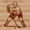 Stylized Hockey SVG Design An SVG file containing a stylized design of a hockey equipment, suitable for various digital applications.