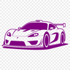 Speedy Motor Car Clip Art A detailed illustration of a high-speed racing car with sleek design and sharp lines.