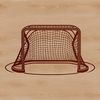 Hockey Goal SVG Illustration A high-resolution SVG illustration of a hockey goal, ideal for vector art and graphic design projects.