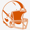 American Football Clip Art Illustration An illustration of a football helmet, a key part of the sport of American football, designed as vector art.