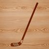 A detailed illustration of a hockey stick, suitable for vector art designs in various formats such as PDF, DXF, or clip art.