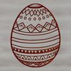 Pastel Hued Egg Design An intricately designed vector Easter egg with a pastel color scheme.