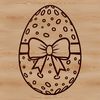 Beautiful Vector Art Easter Egg A colorful, intricately designed Easter egg created as a vector art image using Adobe Illustrator.