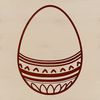 Beautiful Free Easter Egg Clip Art A colorful illustration of a decorated Easter egg, created as a vector graphic using SVG format.