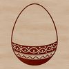 Whimsical Easter Egg Vector Art Illustration A colorful hand-drawn Easter egg design, perfect for vector art and clipart projects.
