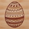 An Easter-themed vector graphic featuring a stylized egg design suitable for various creative projects.