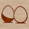 Colorful Hand-Drawn Egg SVG File Illustrated Easter egg in a vector format.