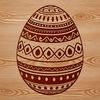 Colorful Egg Design Vector A digital illustration of a stylized Easter egg, designed as a vector graphic.