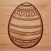 Vibrant Easter Decoration Vector Easter egg design vector artwork in SVG format