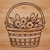 Free Daffodil Image Downloadable SVG A single daffodil flower with trumpet-shaped blooms, suitable for vector art projects.
