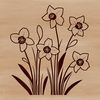 Spring Floral Vector Design A detailed vector illustration of a daffodil flower, suitable for graphic design projects.