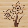 Blossoming Beauty A vibrant illustration of a daffodil plant in bloom.