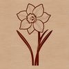 Vector Daffodil Graphic Artwork Free Illustration of a daffodil flower in a vector format.